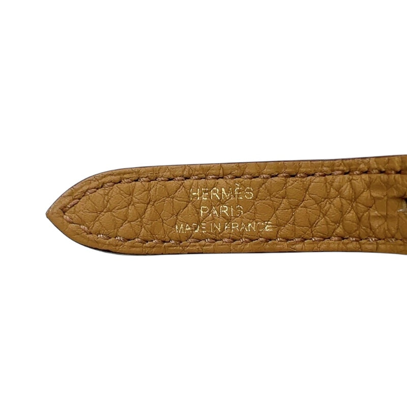 エルメス HERMES アルザン25 ヴェルソ Z刻印 (2021年製) ベージュドゥワイマール・ビスキュイ・ゴールド金具 トリヨンクレマンス レディース ショルダーバッグ