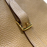 エルメス HERMES アルザン25 ヴェルソ Z刻印 (2021年製) ベージュドゥワイマール・ビスキュイ・ゴールド金具 トリヨンクレマンス レディース ショルダーバッグ