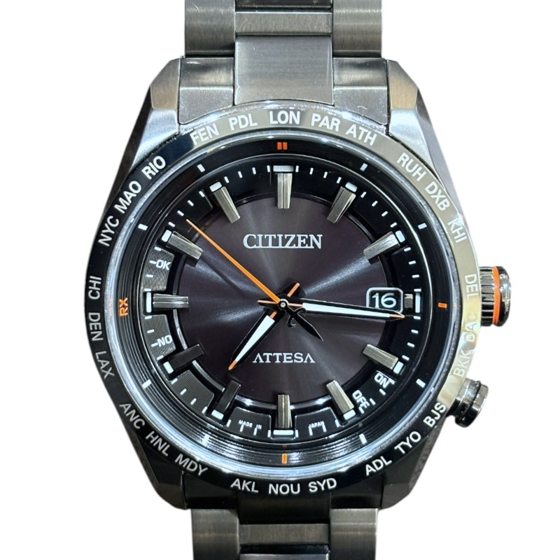 シチズン CITIZEN アテッサ アクトライン ブラックチタン CB0286-61E ブラック チタン メンズ 腕時計