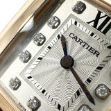 カルティエ Cartier タンク アングレーズ SM WJTA0007 K18PG/レザーベルト クオーツ レディース 腕時計