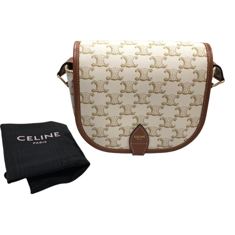 セリーヌ CELINE トリオンフファルコショルダー PVC レディース ショルダーバッグ