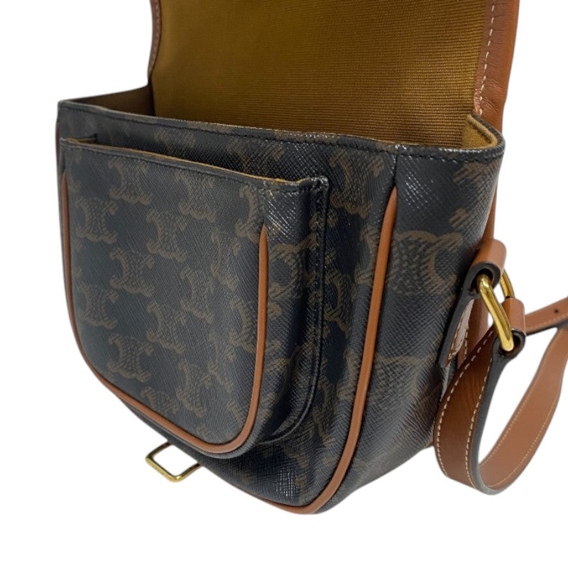 セリーヌ CELINE ファルコ ミディアム 191502 タン トリオンフキャンバス レディース ショルダーバッグ