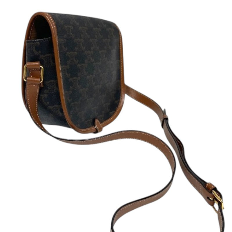 セリーヌ CELINE ファルコ ミディアム 191502 タン トリオンフキャンバス レディース ショルダーバッグ