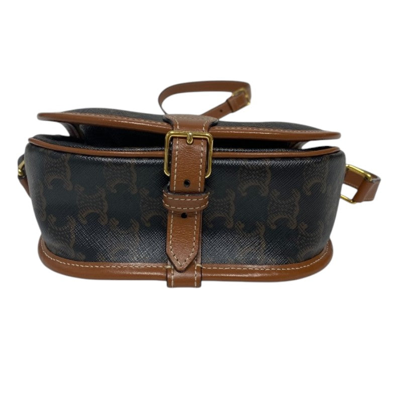 セリーヌ CELINE ファルコ ミディアム 191502 タン トリオンフキャンバス レディース ショルダーバッグ