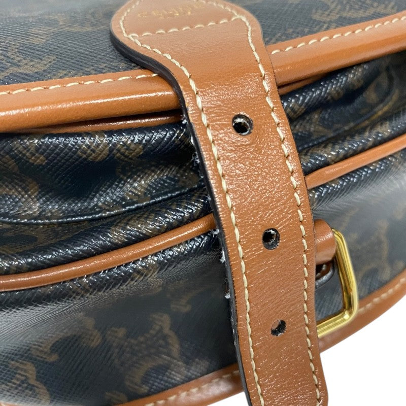 セリーヌ CELINE ファルコ ミディアム 191502 タン トリオンフキャンバス レディース ショルダーバッグ