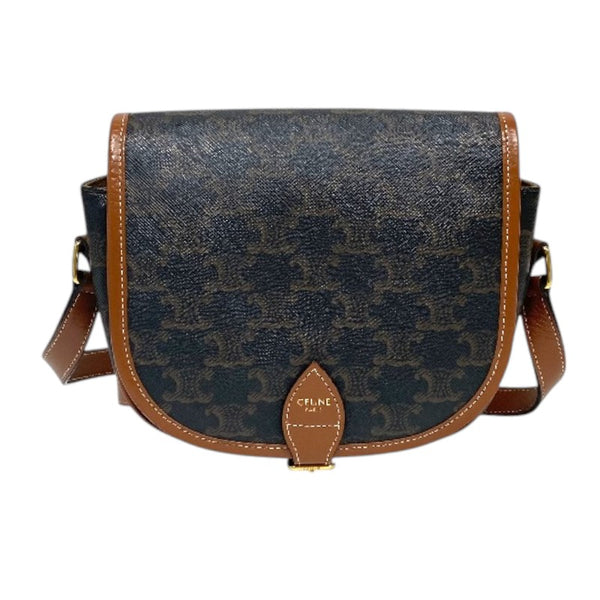 セリーヌ CELINE ファルコ ミディアム 191502 タン トリオンフキャンバス レディース ショルダーバッグ