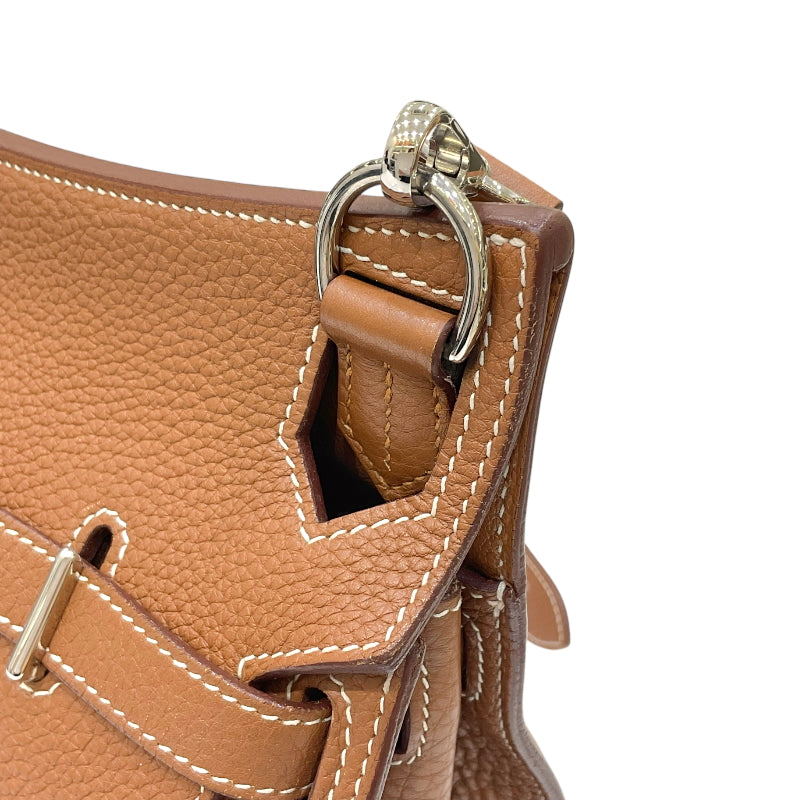 エルメス HERMES ジプシエール28 □N刻印 ゴールド シルバー金具  