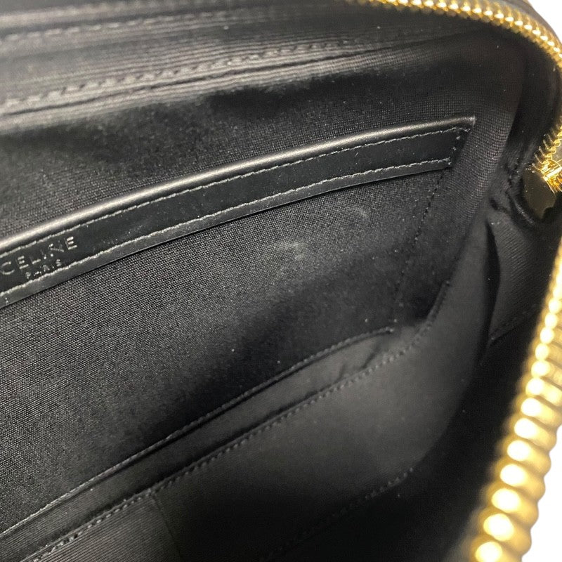 セリーヌ CELINE ミディアム メッセンジャーバッグ 194502 ブラック トリオンフキャンバス レディース ショルダーバッグ