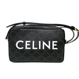 セリーヌ CELINE ミディアム メッセンジャーバッグ 194502 ブラック トリオンフキャンバス レディース ショルダーバッグ