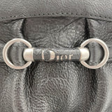 クリスチャン・ディオール Christian Dior スモールボストンバッグ ブラック　  カーフ レディース ボストンバッグ