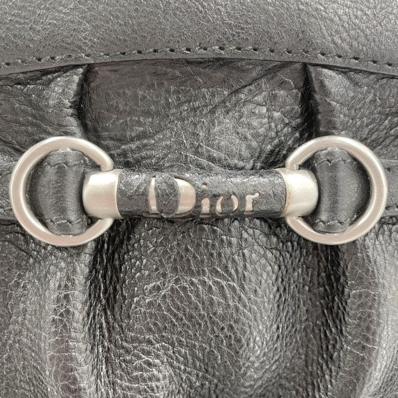 クリスチャン・ディオール Christian Dior スモールボストンバッグ ブラック　  カーフ レディース ボストンバッグ
