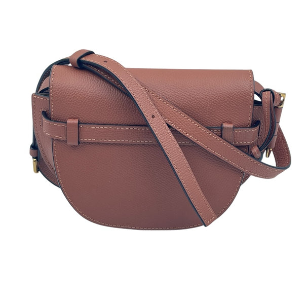 ロエベ LOEWE ゲートデュアルバッグ ミニ ブラウン カーフ レディース ショルダーバッグ