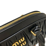 ミュウミュウ miu miu アカルディミニバッグ 5BP088 ブラック マテラッセレザー レディース ハンドバッグ