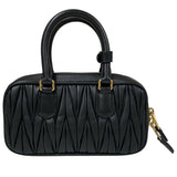 ミュウミュウ miu miu アカルディミニバッグ 5BP088 ブラック マテラッセレザー レディース ハンドバッグ
