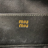 ミュウミュウ miu miu アカルディミニバッグ 5BP088 ブラック マテラッセレザー レディース ハンドバッグ