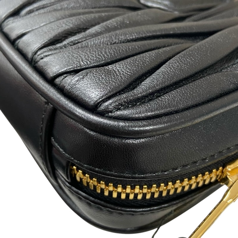 ミュウミュウ miu miu アカルディミニバッグ 5BP088 ブラック マテラッセレザー レディース ハンドバッグ
