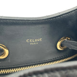 セリーヌ CELINE Cチャーム バックパック 188373 ブラック レザー レディース ショルダーバッグ