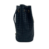 セリーヌ CELINE Cチャーム バックパック 188373 ブラック レザー レディース ショルダーバッグ