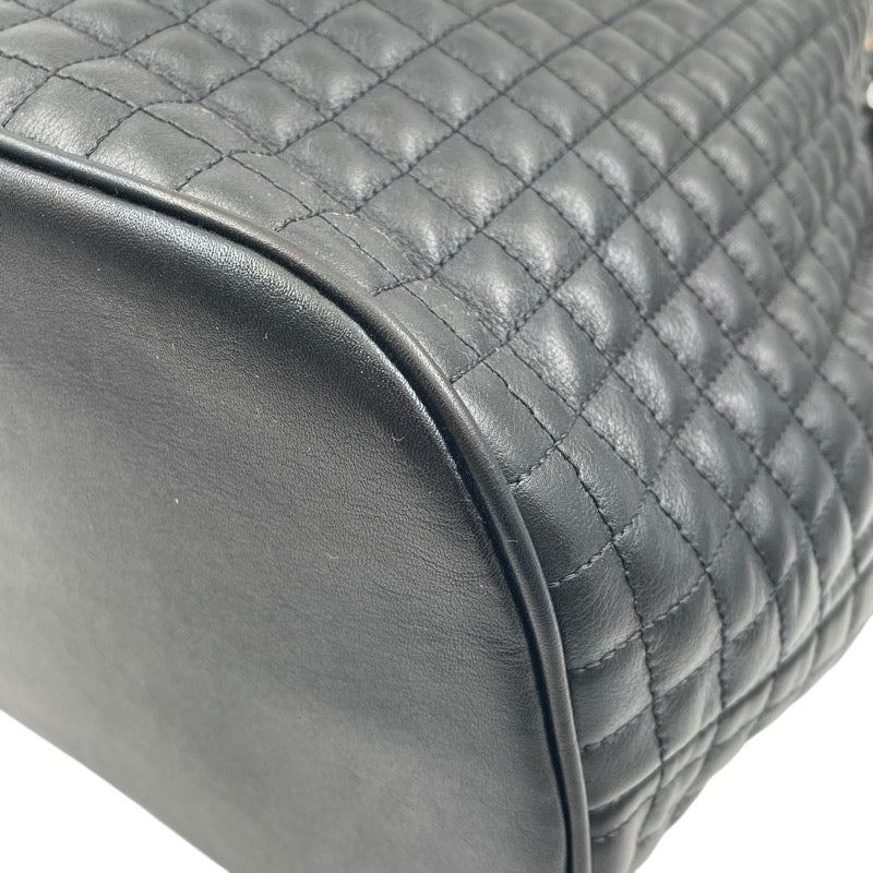 セリーヌ CELINE Cチャーム バックパック 188373 ブラック レザー レディース ショルダーバッグ