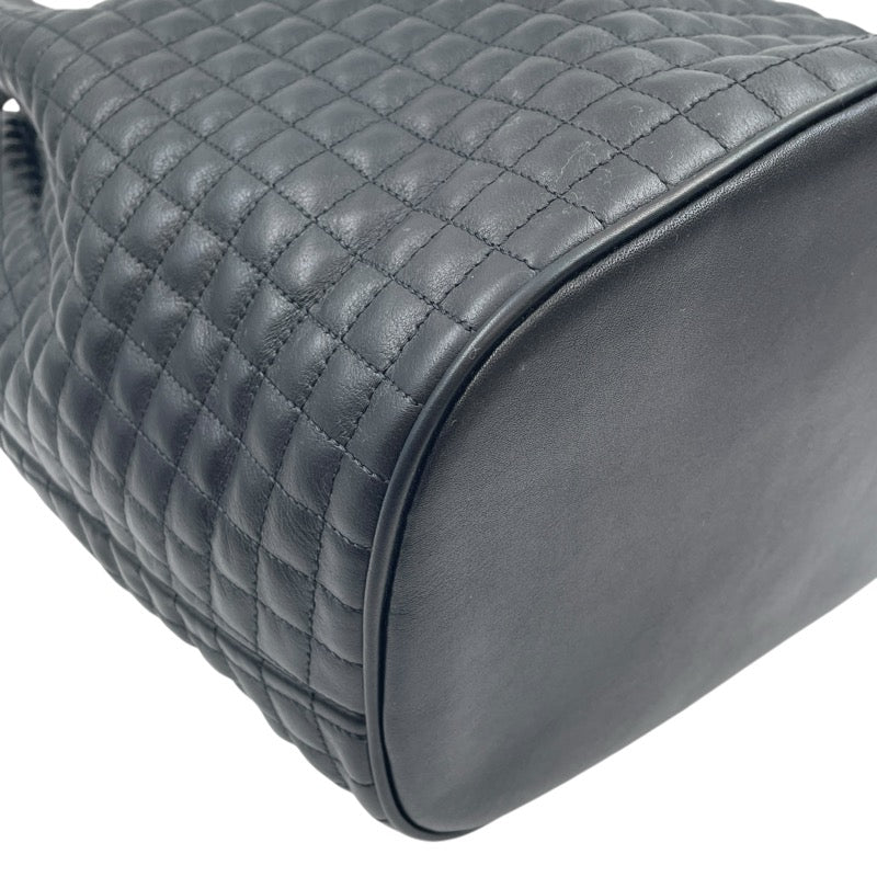 セリーヌ CELINE Cチャーム バックパック 188373 ブラック レザー レディース ショルダーバッグ