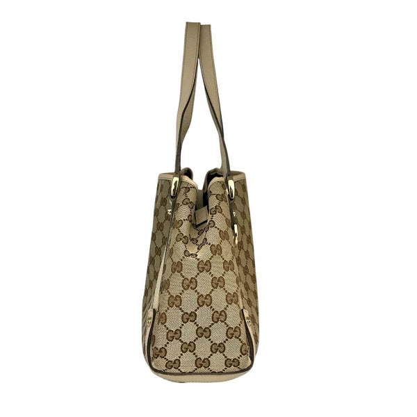 グッチ GUCCI アビー　トートバッグ 130736 ベージュ GGキャンバス レディース ショルダーバッグ