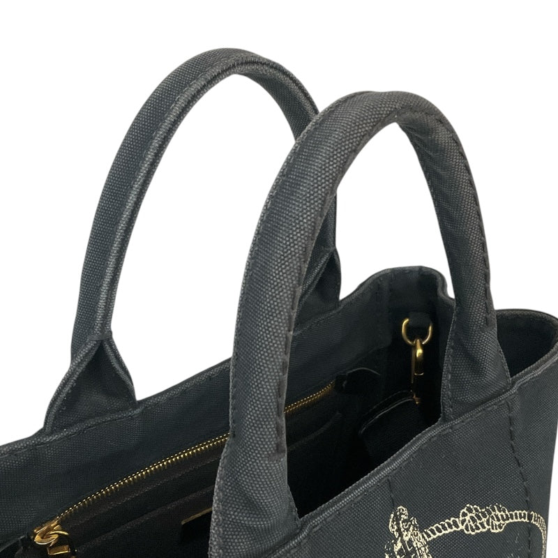 プラダ PRADA カナパ バッグ 1BG439 ブラック キャンバス レディース ショルダーバッグ