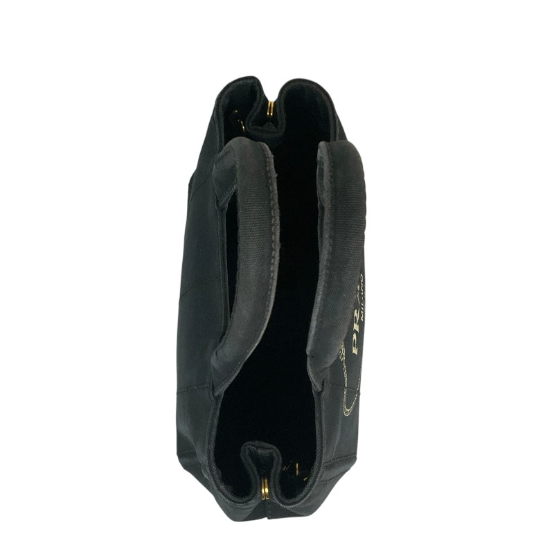 プラダ PRADA カナパ バッグ 1BG439 ブラック キャンバス レディース ショルダーバッグ