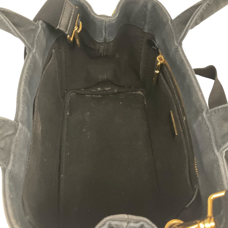 プラダ PRADA カナパ バッグ 1BG439 ブラック キャンバス レディース ショルダーバッグ