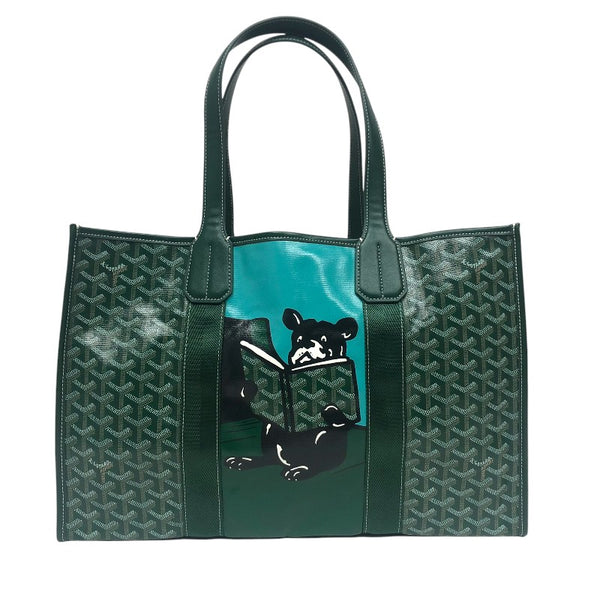 ゴヤール GOYARD ヴィレットMM トートバッグ グリーン ゴヤールディンキャンバス レディース トートバッグ