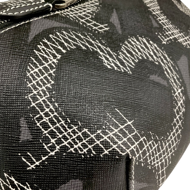 バーバリーロンドン  BURBERRY LONDON TBモノグラム ウエストバッグ 8033154 グレー コーティングキャンバス ユニセックス ウエストバッグ