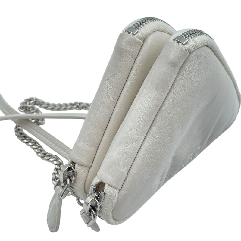 新品•未使用品 PRADA プラダ ミニポーチ グレー PRADA プラダ バッグ レディース ロゴ ポーチ コスメポーチ