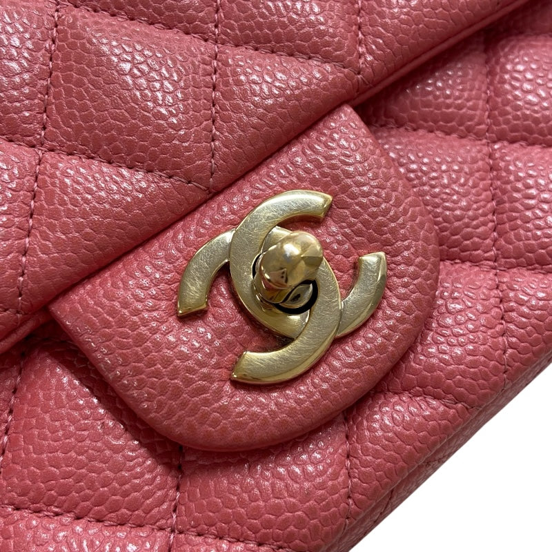 シャネル CHANEL マトラッセ20 A69900 ピンク ゴールド金具 キャビアスキン レディース ショルダーバッグ