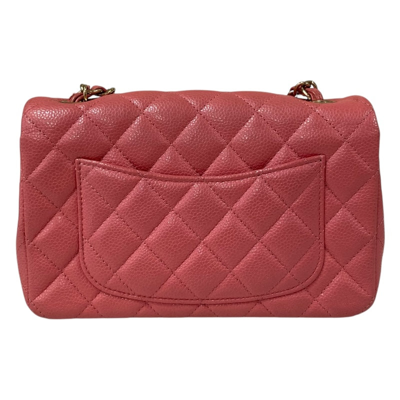 シャネル CHANEL マトラッセ20 A69900 ピンク ゴールド金具 キャビアスキン レディース ショルダーバッグ