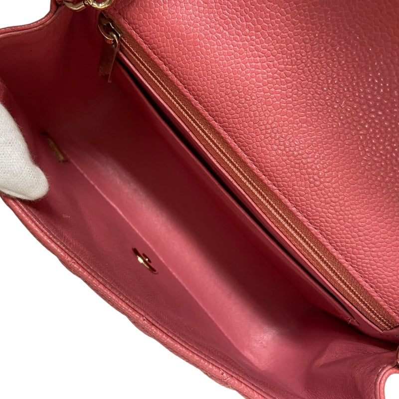 シャネル CHANEL マトラッセ20 A69900 ピンク ゴールド金具 キャビアスキン レディース ショルダーバッグ