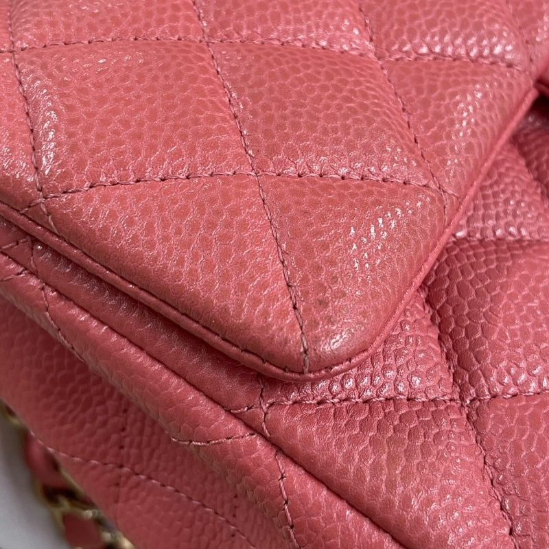 シャネル CHANEL マトラッセ20 A69900 ピンク ゴールド金具 キャビアスキン レディース ショルダーバッグ
