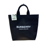 バーバリー BURBERRY ロゴトートバッグ ブラック ナイロン メンズ ハンドバッグ