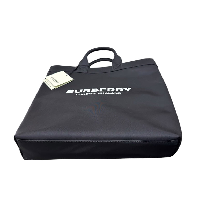 バーバリー BURBERRY ロゴトートバッグ ブラック ナイロン メンズ ハンドバッグ