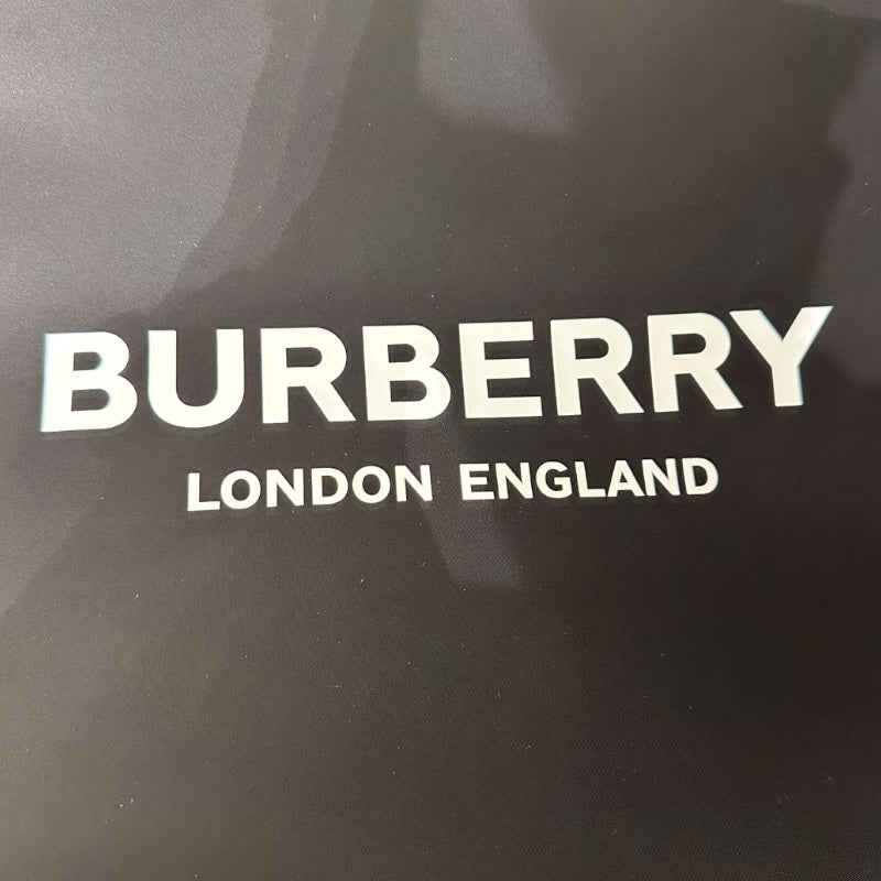 バーバリー BURBERRY ロゴトートバッグ ブラック ナイロン メンズ ハンドバッグ