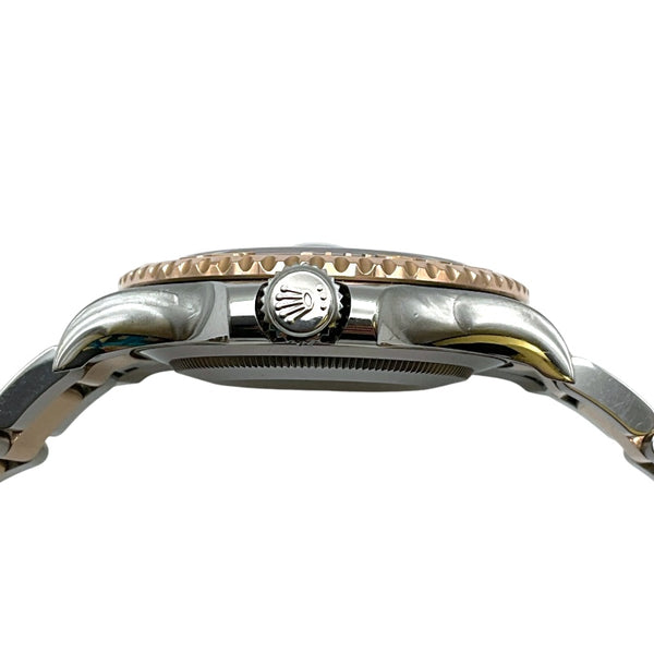 ロレックス ROLEX ヨットマスター40 チョコ 126621 ブラック SS/PG メンズ 腕時計