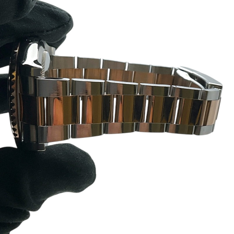 ロレックス ROLEX ヨットマスター40 チョコ 126621 ブラック SS/PG メンズ 腕時計