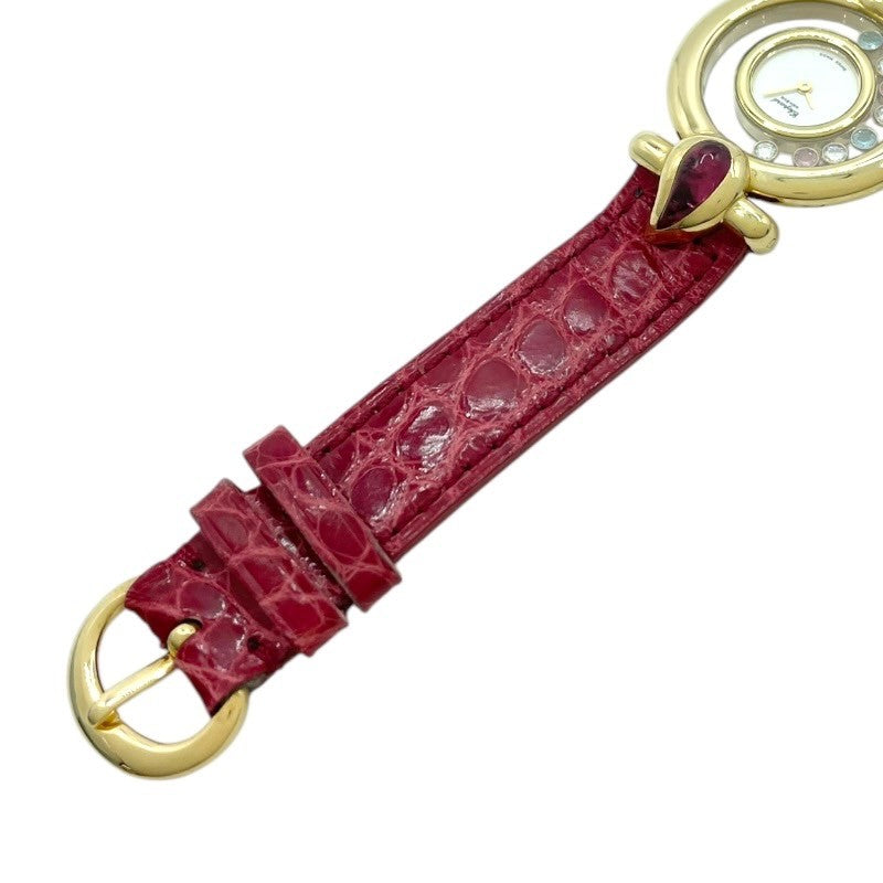 ショパール Chopard ハッピーダイヤモンド カシミール 43/5850 K18YG レディース 腕時計