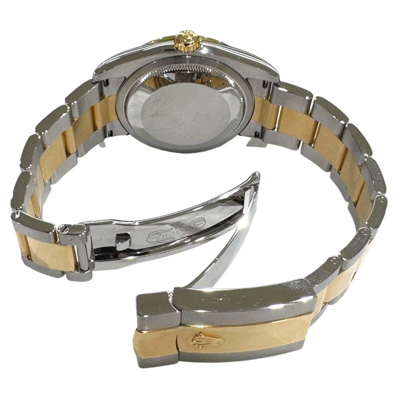 ロレックス ROLEX デイトジャスト ターノグラフ  116263 ホワイト K18YG×SS 自動巻き メンズ 腕時計