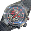 タグ・ホイヤー TAG HEUER カレラ キャリバー ホイヤ―01 クロノグラフ マンチェスターユナイテッド CAR2A1J.FC6400 ブラック SS（PVD加工）/ラバーストラップ 自動巻き メンズ 腕時計