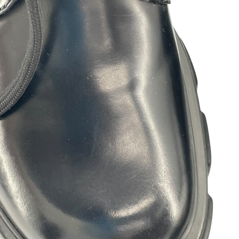 プラダ PRADA モノリス 厚底ブーツ 17255M ブラック ナイロン レディース ブーツ