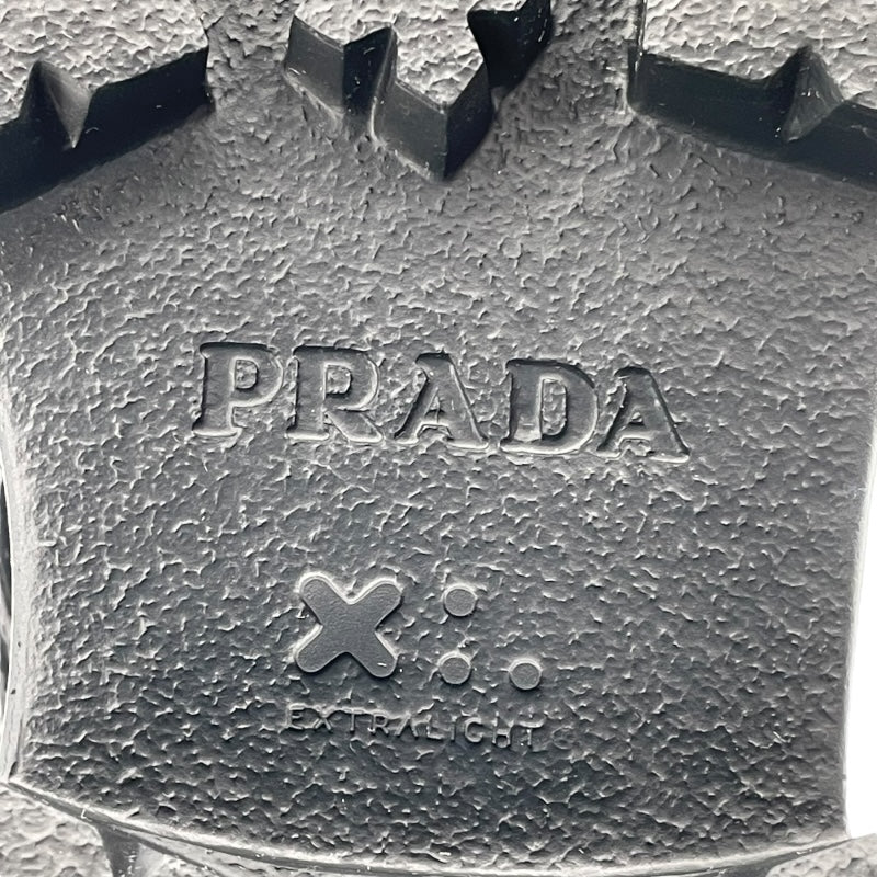 プラダ PRADA モノリス 厚底ブーツ 17255M ブラック ナイロン レディース ブーツ