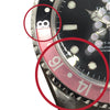 ロレックス ROLEX GMTマスター2 赤/黒 16710 ブラック×シルバー SS メンズ 腕時計