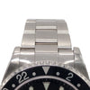 ロレックス ROLEX GMTマスター2 赤/黒 16710 ブラック×シルバー SS メンズ 腕時計