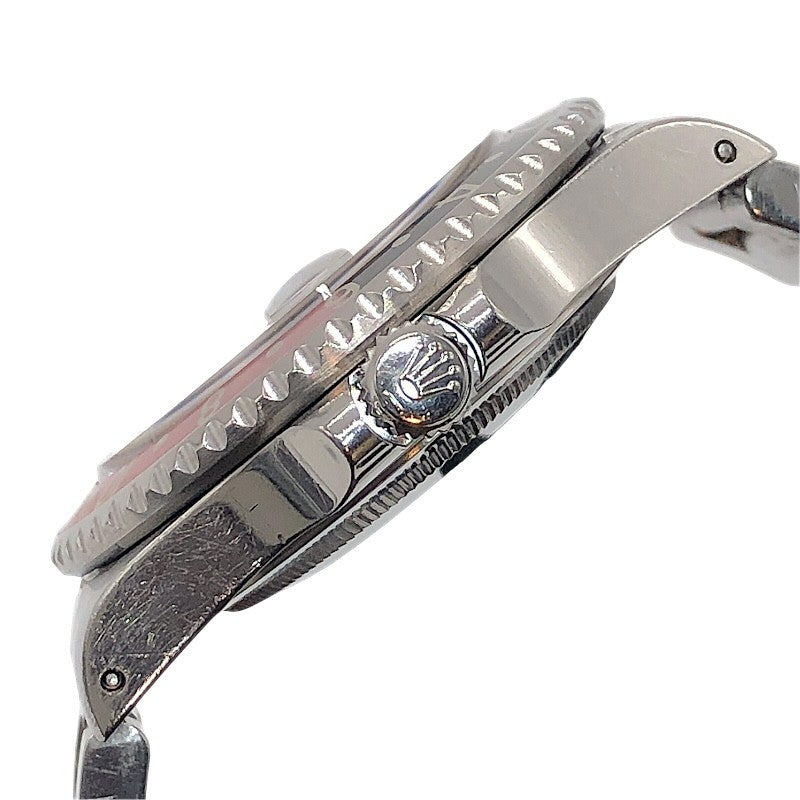 ロレックス ROLEX GMTマスター2 赤/黒 16710 ブラック×シルバー