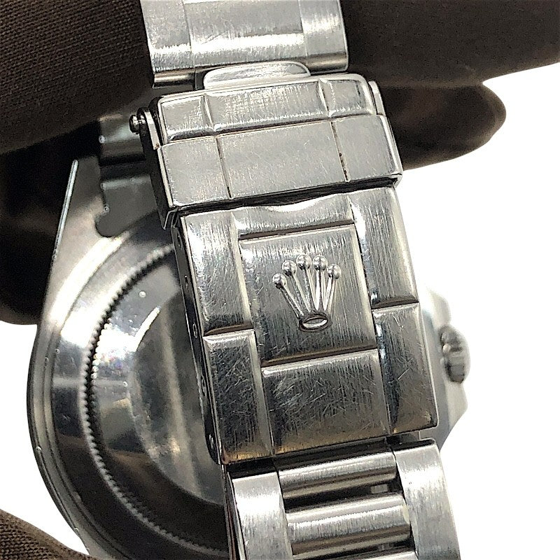 ロレックス ROLEX GMTマスター2  赤/黒 16710 ブラック×シルバー SS メンズ 腕時計