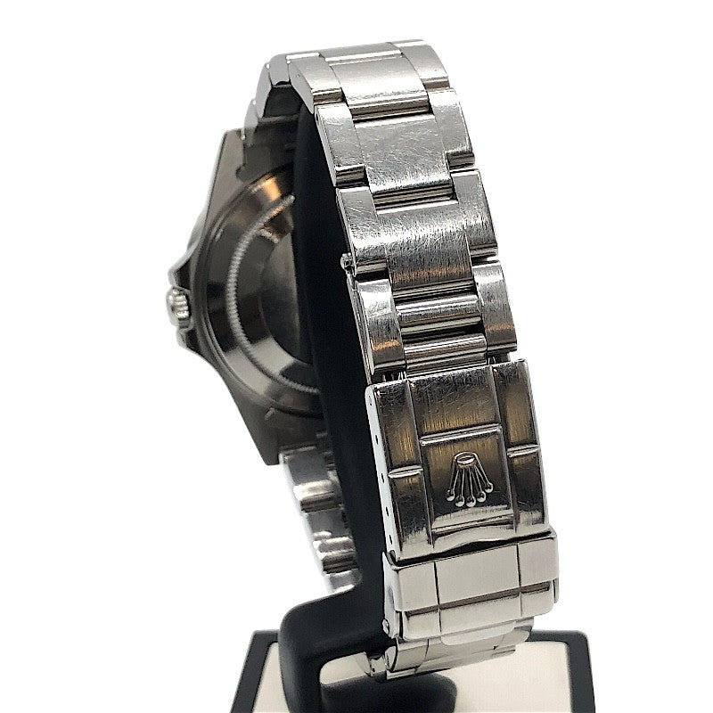 ロレックス ROLEX GMTマスター2  赤/黒 16710 ブラック×シルバー SS メンズ 腕時計